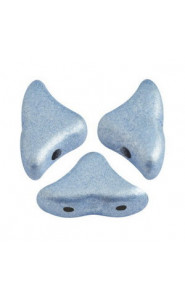 Les perles par Puca® Hélios beads Metallic mat light blue 23980/79030